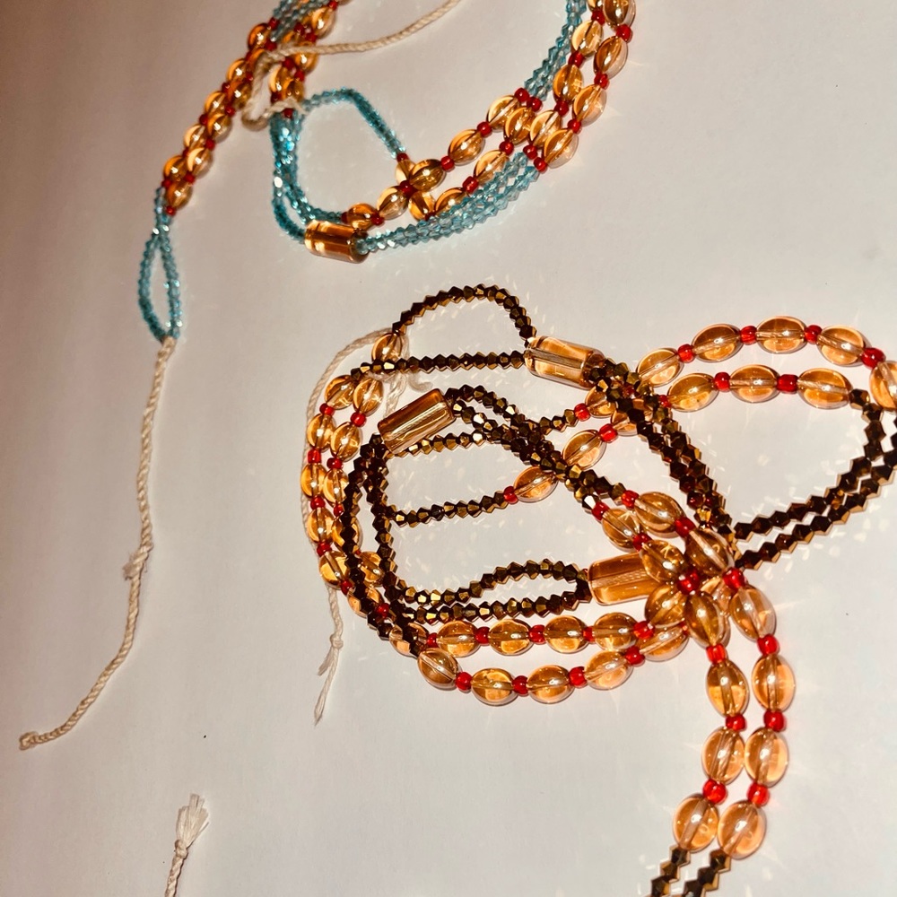 Waist beads from Mali. Body jewelry - Picture 5 of 7